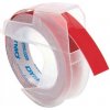 Barvící pásky Dymo S0898150 520102, 9mm x 3m, bílý tisk/červený podklad, originální páska