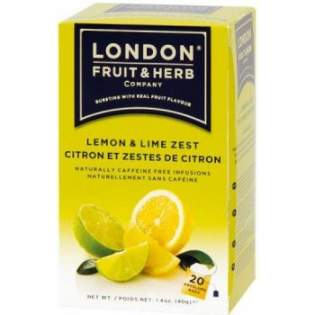 LONDON HERB Ovocný čaj citron s limetkou 20 x 2 g