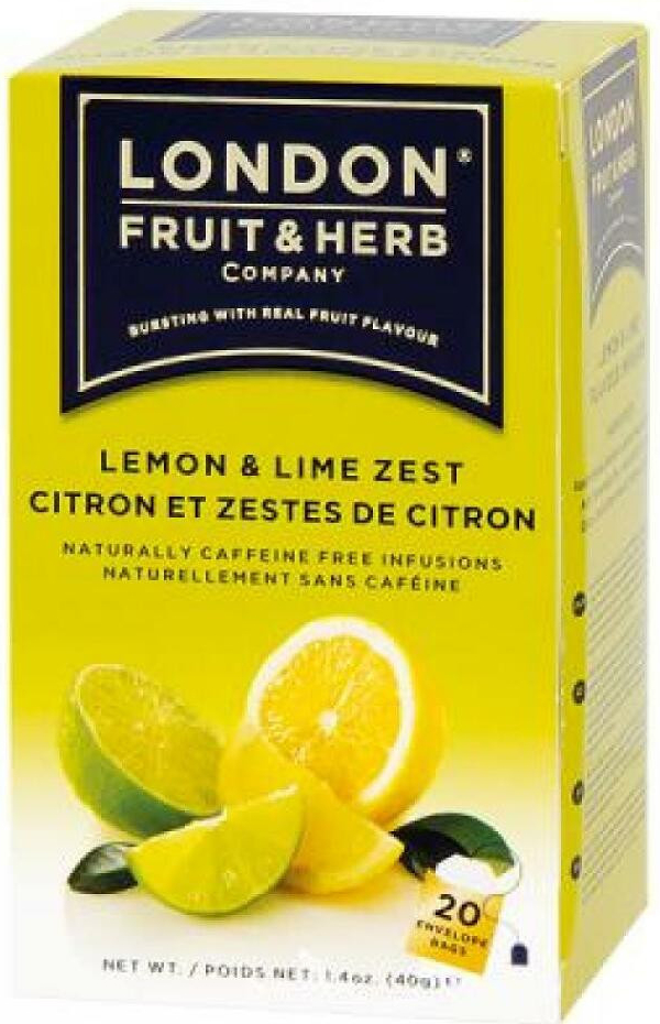 LONDON HERB Ovocný čaj citron s limetkou 20 x 2 g