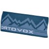 Čelenka Ortovox Peak headband petrol blue