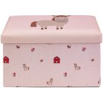 LIVARNO Lavice s úložným prostorem, 50 x 30 x 30 cm (světle růžová) – Sleviste.cz