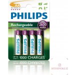 Philips AA 2600mAh 4ks R6B4B260/10 – Zboží Mobilmania