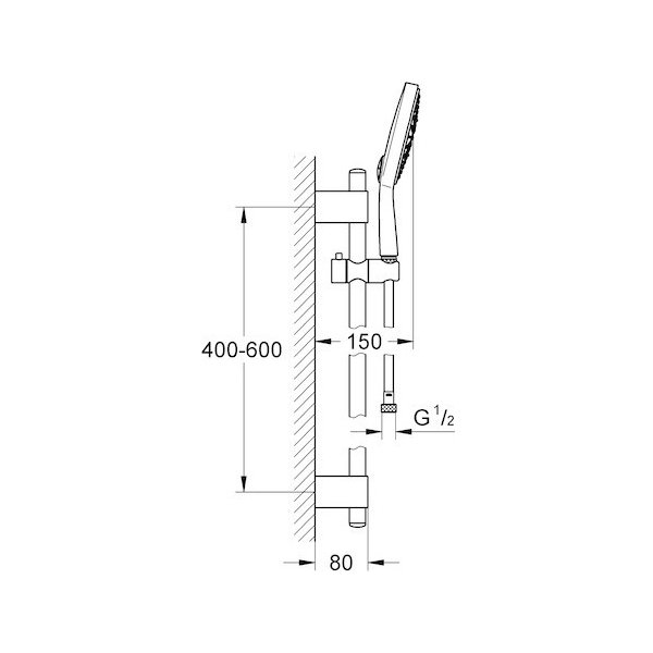 GROHE Power+Soul Cosmopolitan 160 Sprchový set s tyčí 4+ proudy chrom  27744000 od 4 705 Kč - Heureka.cz