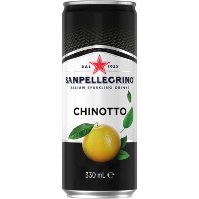 Sanpellegrino Chinotto Pomerančová šťáva v plechovce 330 ml