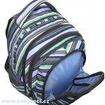 Target batoh 2v1 zeleno-modro-šedé pruhy – Zboží Mobilmania