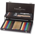 Faber-Castell Sada pro kresbu Compendium dřevěná kazeta 54 ks 110084 – Hledejceny.cz