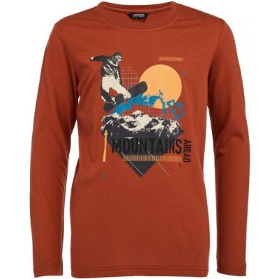 Lewro JENKIN Chlapecké triko hnědá – Zboží Dáma