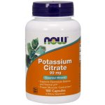Now Potassium Citrate draslík jako citrát draselný 99 mg x 180 rostlinných kapslí – Hledejceny.cz