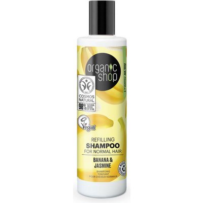 Organic Shop šampon Banán a jasmín 280 ml – Zboží Mobilmania