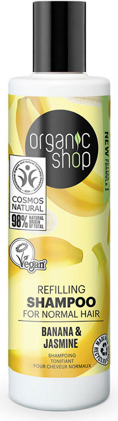 Organic Shop šampon Banán a jasmín 280 ml