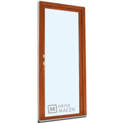 KNIPPING Plastové balkonové dveře - 70 AD zlatý dub/bílá jednostranně pravé 70 x 200 cm – Zboží Mobilmania