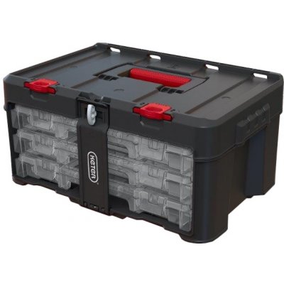 Keter Box Stack’N’Roll se třemi organizéry 253380 – Hledejceny.cz