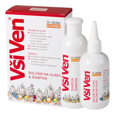 Dr. Müller Pharma Všiven balzám na vlasy a šampon 150+150 ml – Zboží Dáma
