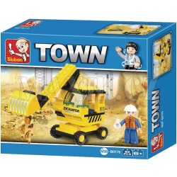 Sluban B0176 Town Bagr 62 ks