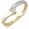 Prsteny Lillian Vassago prsten z kombinovaného zlata LLV06 GR0