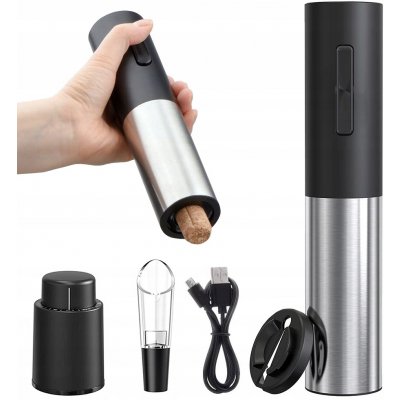 ELEKTRICKÝ VÝVRTKA OTVÍRÁK NA VÍNO SADA AKU – Zboží Mobilmania