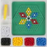 Teddies Mozaika kuličková s pinzetou malá 250 ks plast 12x12cm v krabičce – Zboží Mobilmania