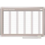 Bi-Office Roční plánovací tabule na zeď LUX, magnetická, dny, 900 x 600 mm – Zboží Živě