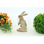 Zajíc kovová dekorace ZA806767 – Zboží Mobilmania