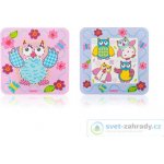 Banquet plastového prostírání Owls 10x10cm 6 ks – Sleviste.cz