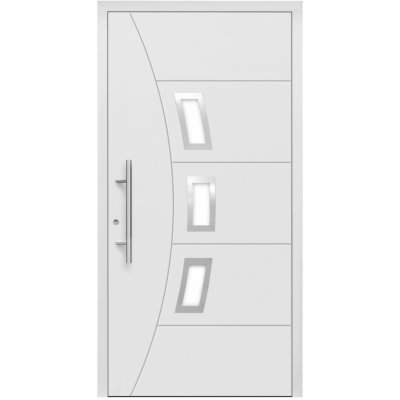 Splendoor Hliníkové vchodové dveře Moderno M320/B, bílé, 110 L – Hledejceny.cz