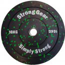 StrongGear hi temp gumový bumper kotouč 50 mm - 10 kg