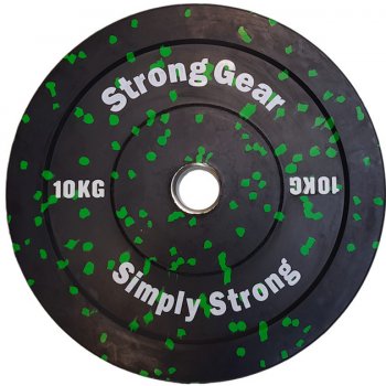 StrongGear hi temp gumový bumper kotouč 50 mm - 10 kg