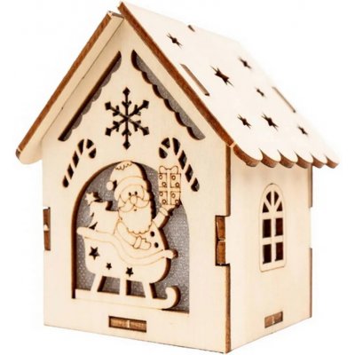 FANDY Ozdoba dřevěná Natural Christmas 01 – Hledejceny.cz