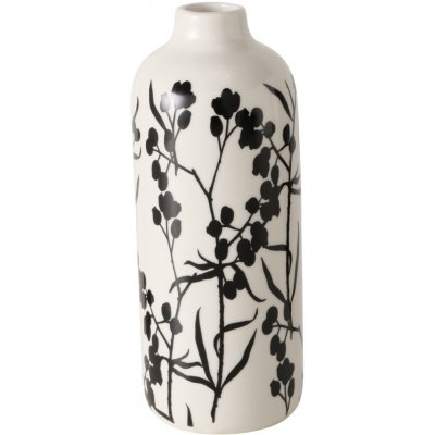 Boltze Home Váza BERRIES, 18 cm, Ø 7,5 cm, ručně malovaná bílý – Hledejceny.cz