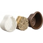 Organic bee hotel chestnut brown 25 cm – HobbyKompas.cz