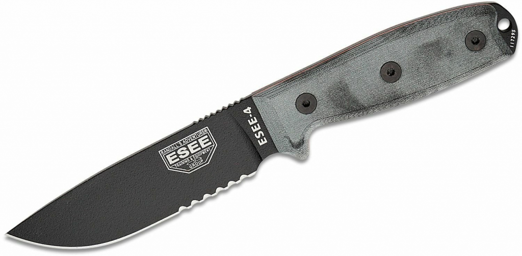 ESEE 4S-MB-B Serrated 11,4 cm