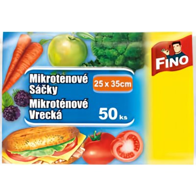 Fino Mikrotenové sáčky 25x35 cm. 50ks – Zboží Mobilmania