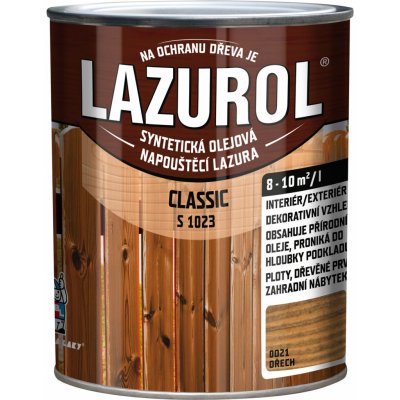 Lazurol Classic S1023 0,75 l ořech – Sleviste.cz