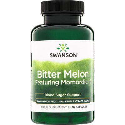 Swanson Momordica Bitter Melon Hořká Okurka 200 mg 120 kapslí – Hledejceny.cz