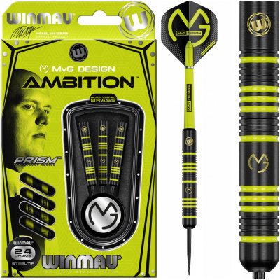 Steel Winmau Michael van Gerwen Ambition Brass 24 g – Zboží Mobilmania