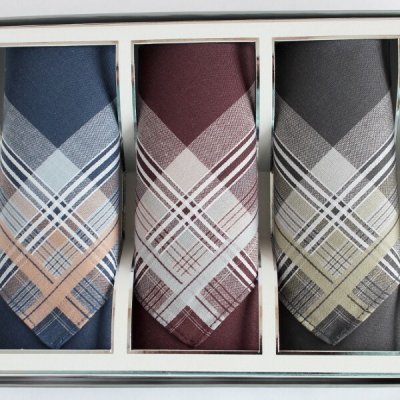 Etex Pánské látkové kapesníky - dárková sada 3 kusů M55 barevná 42x42 cm – Zboží Dáma