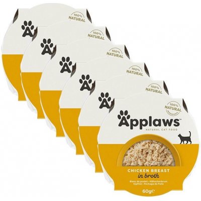 Applaws Vanička s kuřecími prsíčky ve vývaru 6 x 60 g – Hledejceny.cz