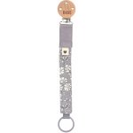 Bibs x Liberty klip na dudlík z Bio bavlny fossil grey – Zboží Dáma Bibs x Liberty klip na dudlík z Bio bavlny fossil grey – Zboží Dáma