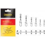 Delphin karabinka s obratlíkem Rolling Swivel with fastlock snap B-01 vel.14 10ks – Zboží Dáma
