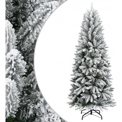 vidaXL Umělý vánoční stromek se sněhem 210 cm PVC a PE – Hledejceny.cz