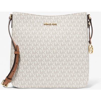 Michael Kors kabelka Jet set Travel Large Logo messenger Vanilla