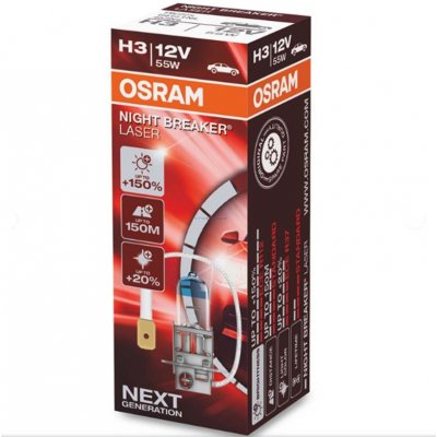 Osram Night Breaker Laser H3 PK22s 12V 55W 64151NL