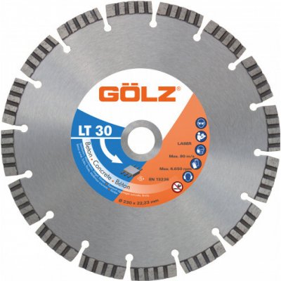 Gölz LT30 diamantový kotouč – TURBO segmentace pro optimální chlazení Velikost: 125 – Zboží Dáma
