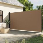 vidaXL Zatahovací boční markýza 200 x 500 cm taupe – Zbozi.Blesk.cz