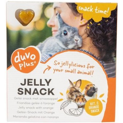 Duvo+ Jelly snack pro hlodavce Pomeranč Vitamín C 12 x 1,2 g – Zbozi.Blesk.cz