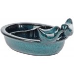Esschert Design Pítko a krmítko keramické ø 20,5 cm modré – Hledejceny.cz