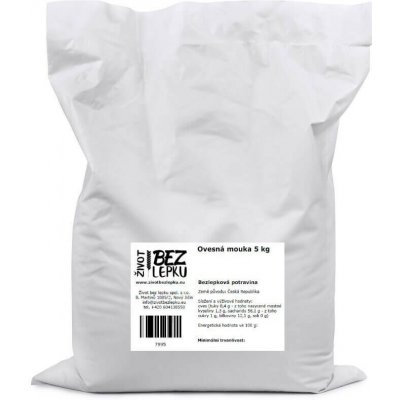 Život bez lepku Ovesná mouka hladká 5 kg – Hledejceny.cz