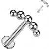 Piercing Šperky4U piercing do brady labreta titan TIT1237-1208