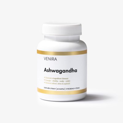 Venira Ashwagandha 60 kapslí