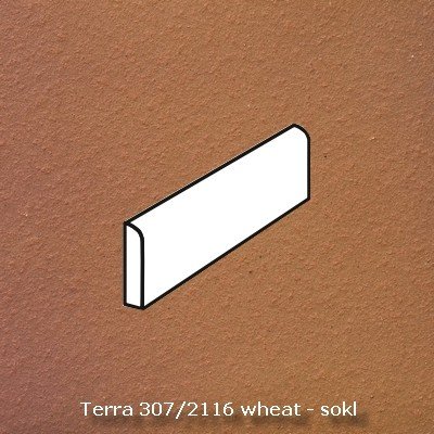 Ströher Keraplatte Terra 307/2116 wheat 24 x 7,3 x 1 cm okrová 12ks